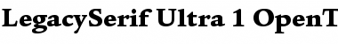 ITC Legacy Serif Ultra Font
