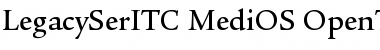 Legacy Serif ITC Medium OS Font
