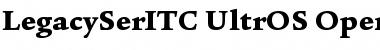 Legacy Serif ITC Ultra OS Font