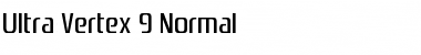 Ultra Vertex 9 Normal Font