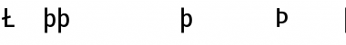 LetterGothicText Symbol Font