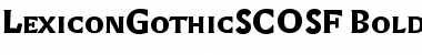 LexiconGothicSCOSF Font