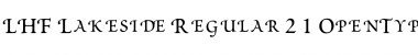 LHF Lakeside Regular 2 Regular Font