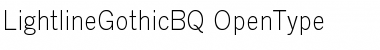 Lightline Gothic BQ Regular Font
