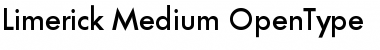 Limerick-Medium Regular Font