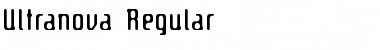 Ultranova Regular Font