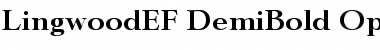 LingwoodEF DemiBold Font