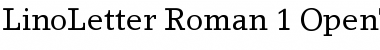 LinoLetter Roman