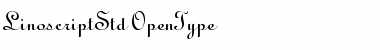 Linoscript Std Medium Font