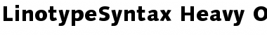 LinotypeSyntax Heavy