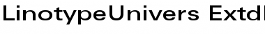 LinotypeUnivers Font