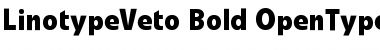 LinotypeVeto Bold Font