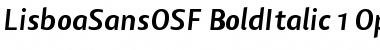 Lisboa Sans OSF Font