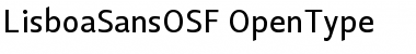 Lisboa Sans OSF Regular Font