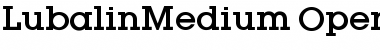 Lubalin Medium Font
