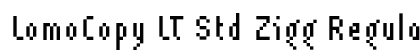 LomoCopy LT Std Zigg Regular font free download