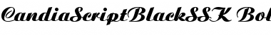 CandiaScriptBlackSSK Font