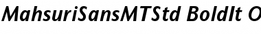 Download Mahsuri Sans MT Std Font