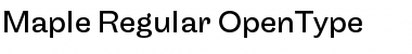 Maple Regular Font
