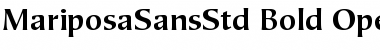 Mariposa Sans Std Font