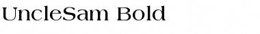 UncleSam-Bold Regular Font