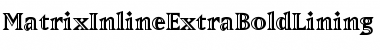 MatrixInlineExtraBoldLining Font