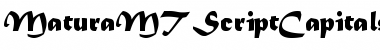 Matura MT Script Capitals Font