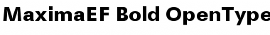 MaximaEF-Bold Regular Font