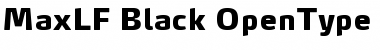 MaxLF-Black Font