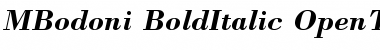 Bodoni Bold Italic