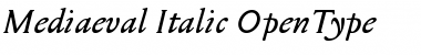 Mediaeval Italic Font