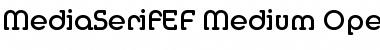 MediaSerifEF Font