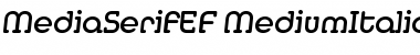 MediaSerifEF Font