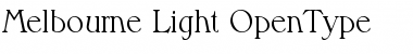 Melbourne-Light Regular Font