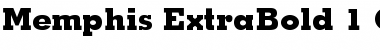 Memphis Extra Bold Font