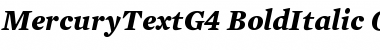Mercury Text G4 Bold Italic