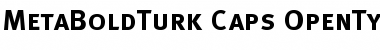 MetaBoldTurk Caps Font