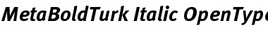 MetaBoldTurk Italic