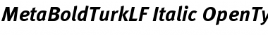 MetaBoldTurkLF Italic