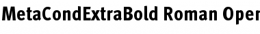 MetaCondExtraBold Font