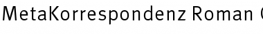 MetaKorrespondenz Font