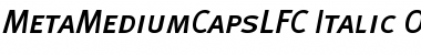 MetaMediumCapsLFC Italic