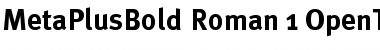 MetaPlusBold- Regular Font
