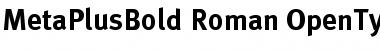 MetaPlusBold- Roman Font