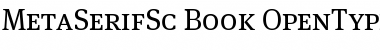 MetaSerifSc-Book Regular Font
