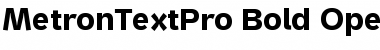 Metron Text Pro Font