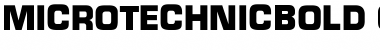 Micro TechnicBold Font