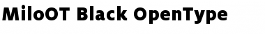 MiloOT-Black Font