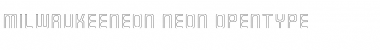 MilwaukeeNeon-Neon Font
