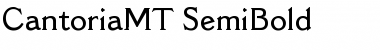 CantoriaMT-SemiBold Semi Bold Font